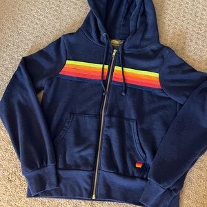 XS Aviator Nation Hoodie. Navy blue. Rarely worn and in excellent condition.